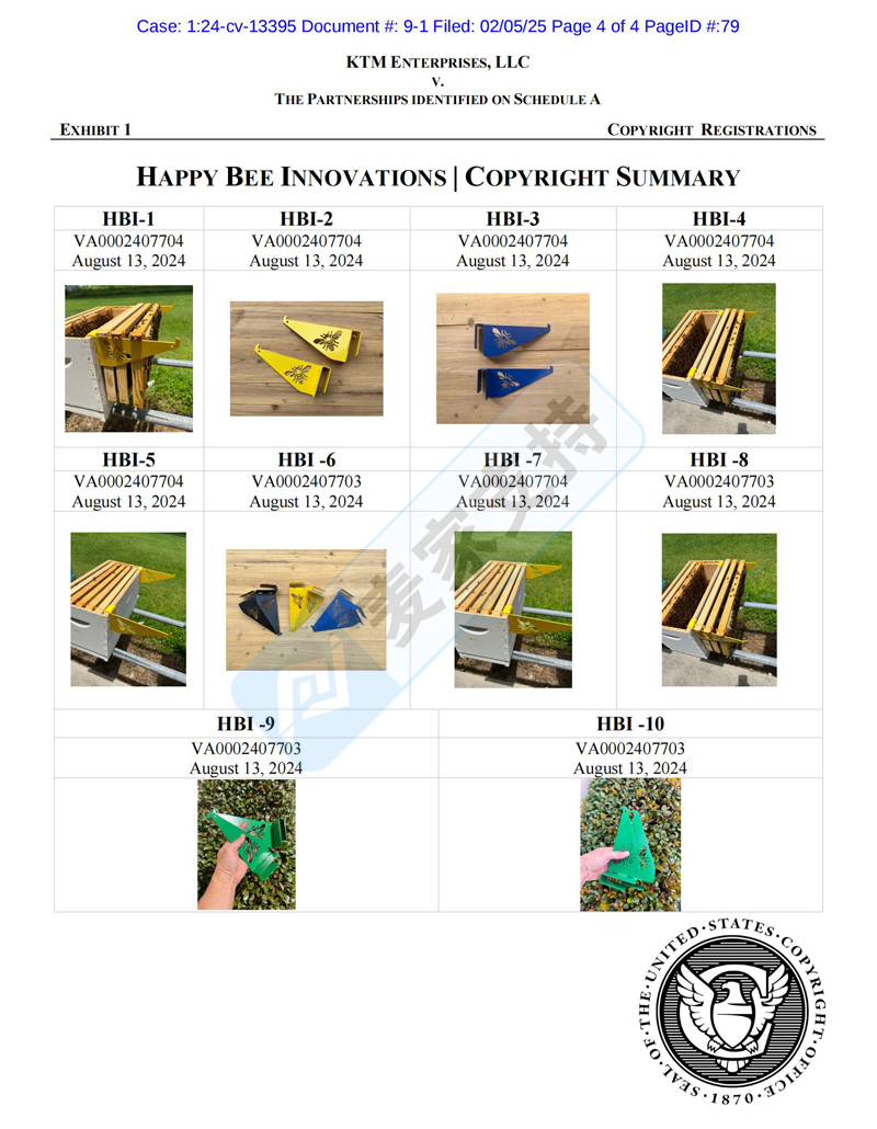 24-cv-13395，Sullivan又一匿名版权案件曝光，蜂箱检查架高危！