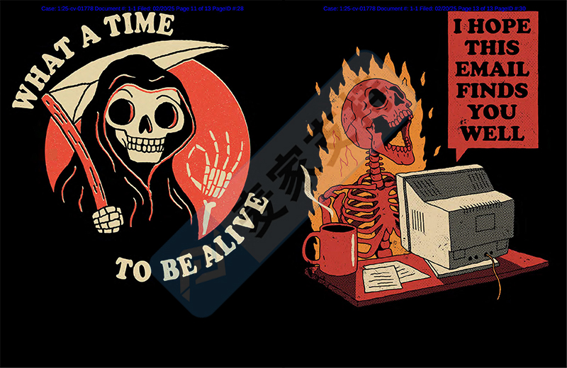 25-cv-01778案件真相：&quot;黑色幽默图&quot;小心正中TRO版权雷区！