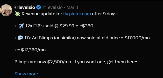 海外达人用AI三小时做的游戏9天躺赚12万，马斯克都赞叹不已！