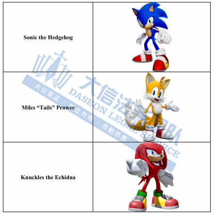 Keith是真猛啊！全新案件18张版权图+3个商标惊艳亮相！刺猬索尼克联合TME再次归来！看到这些商标版权就赶快逃啊~