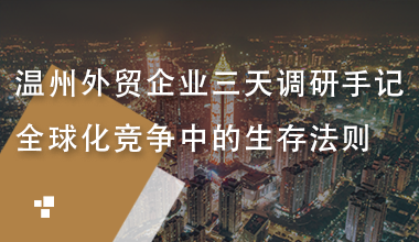 温州外贸企业三天调研手记：全球化竞争中的生存法则