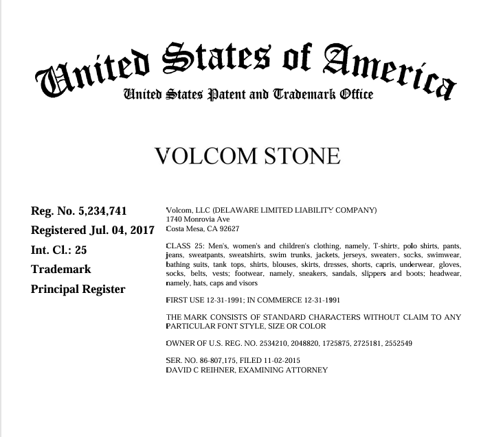 妈耶!306家店被波及,Volcom运动品牌有点危险呐!Keith律所一天发7案,这33张版权图,上架就被告,可千万别卖了!