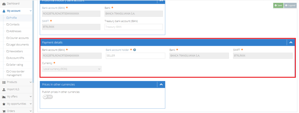 eMAG平台如何在个人资料中填写 DAC7 所需信息