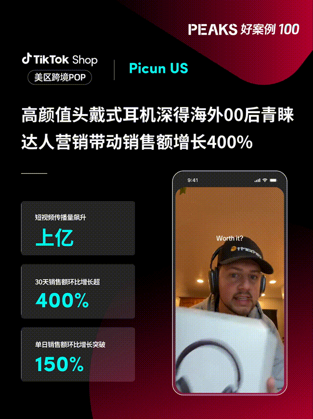 达人销售猛增4倍！读懂TikTok Shop美区POP 3C家电带货经