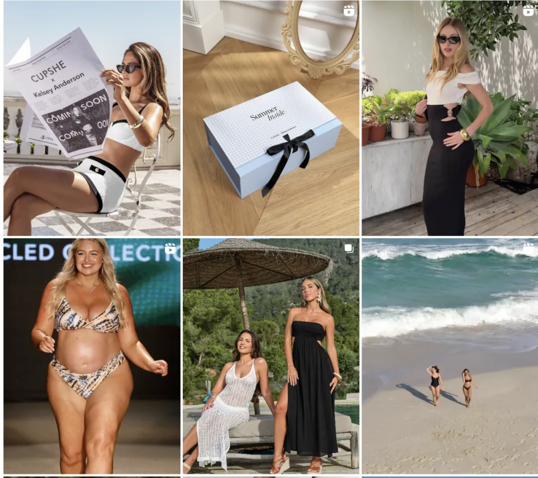 头部泳装出海品牌Cupshe、ZAFUL合作红人名单