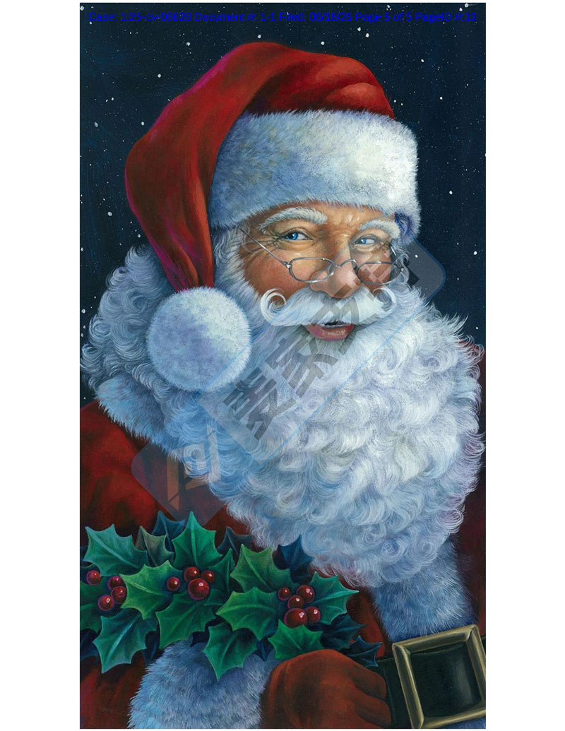 25-cv-06628，keith律所新案速递！圣诞老人维权忙，当心节日爆款陷阱