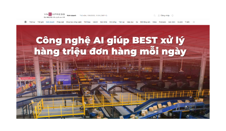越南主流媒体深度报道：百世AI技术驱动物流数智化革命
