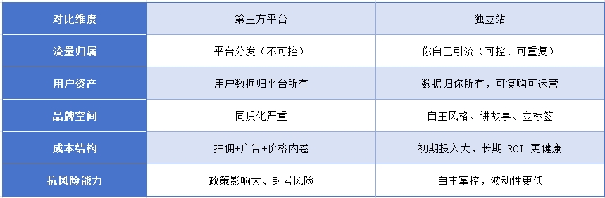 告别内卷！独立站如何成为品牌出海的“自留地”？