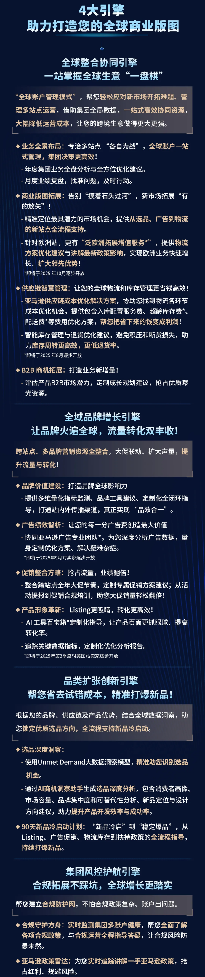 新服务上线，助您抢占头部红利！速看亚马逊卖家全球增长秘籍