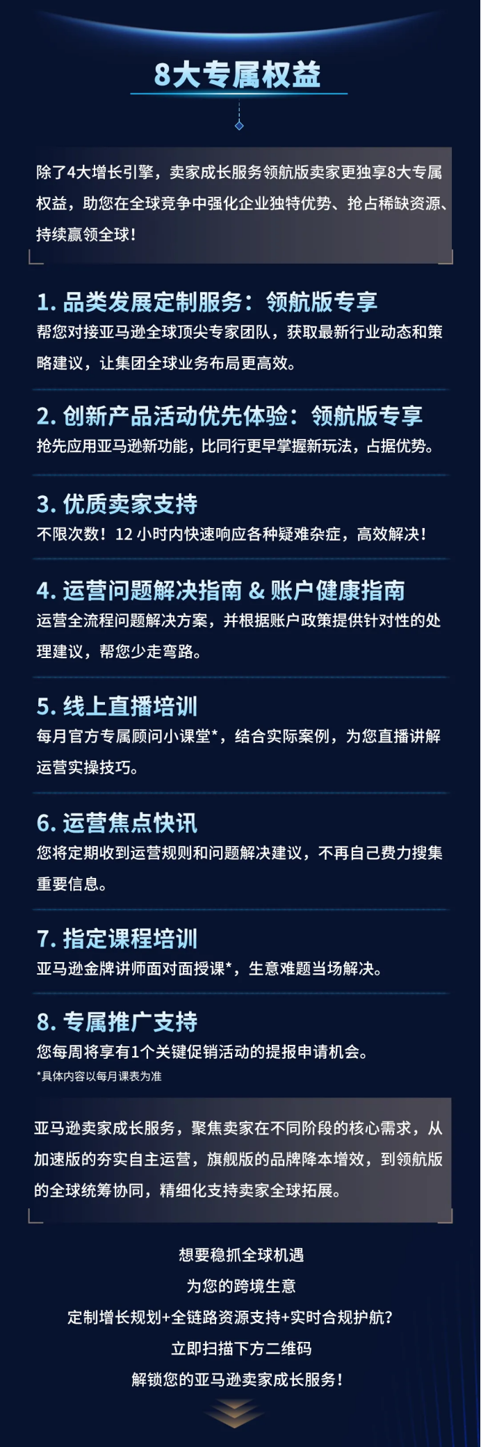 新服务上线，助您抢占头部红利！速看亚马逊卖家全球增长秘籍