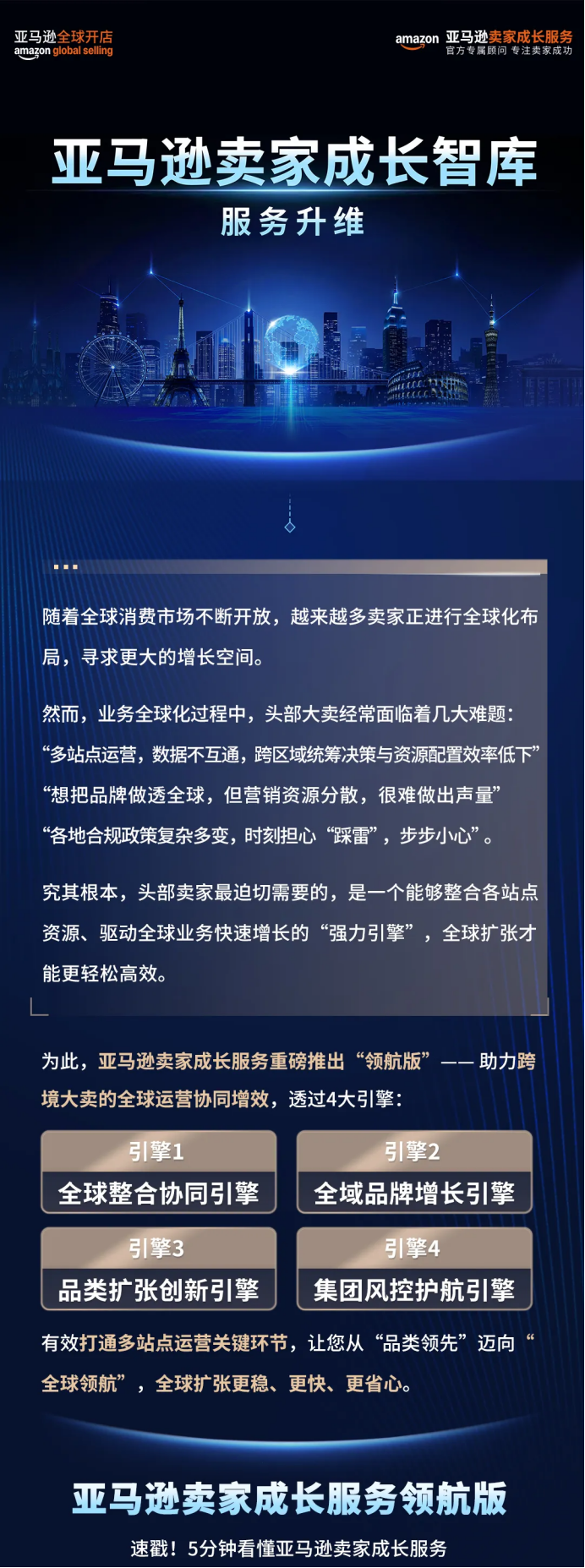 新服务上线，助您抢占头部红利！速看亚马逊卖家全球增长秘籍