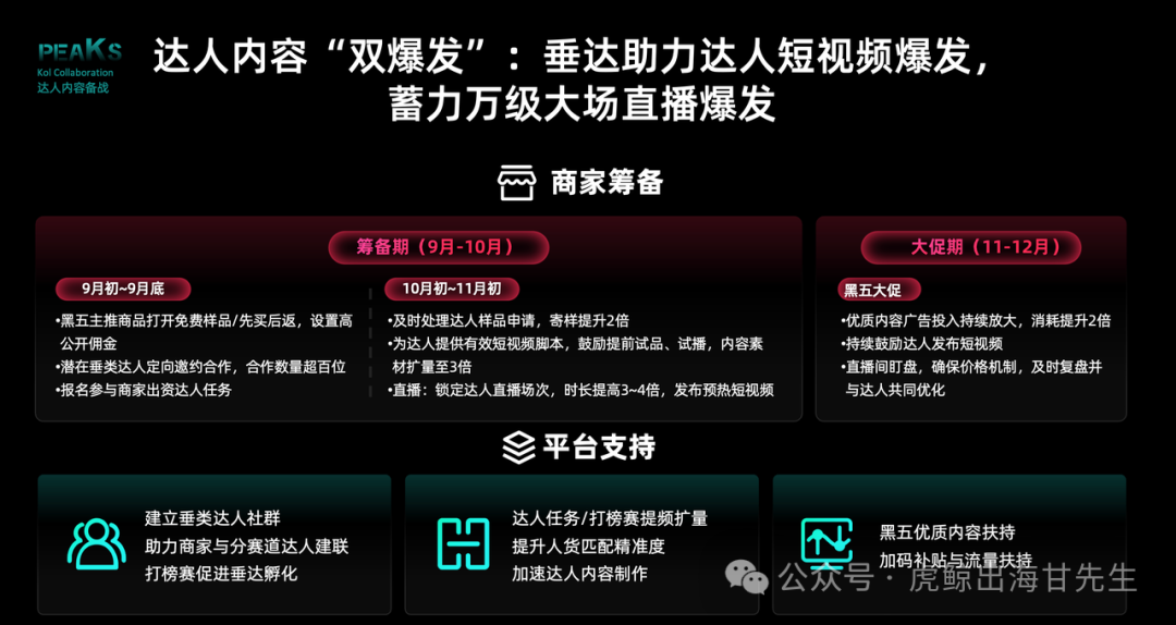 【TikTok官方攻略】2025黑五PEAKS分模块详细备战秘籍