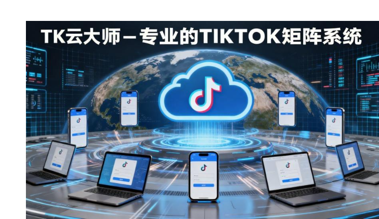 从号商到跨境电商：TK云大师自定义工作流适配TikTok全场景运营