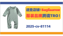 国人原告突击！Bagilaanoe服装品牌跨境TRO！