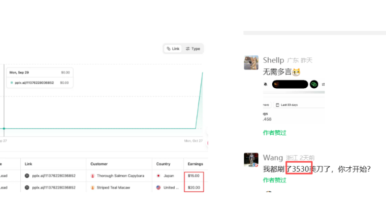 有人已经靠推广CometAI浏览器赚了几千美金,感兴趣的小伙伴看过来！