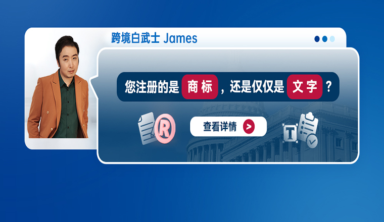 您注册的是商标，还是仅仅是文字？