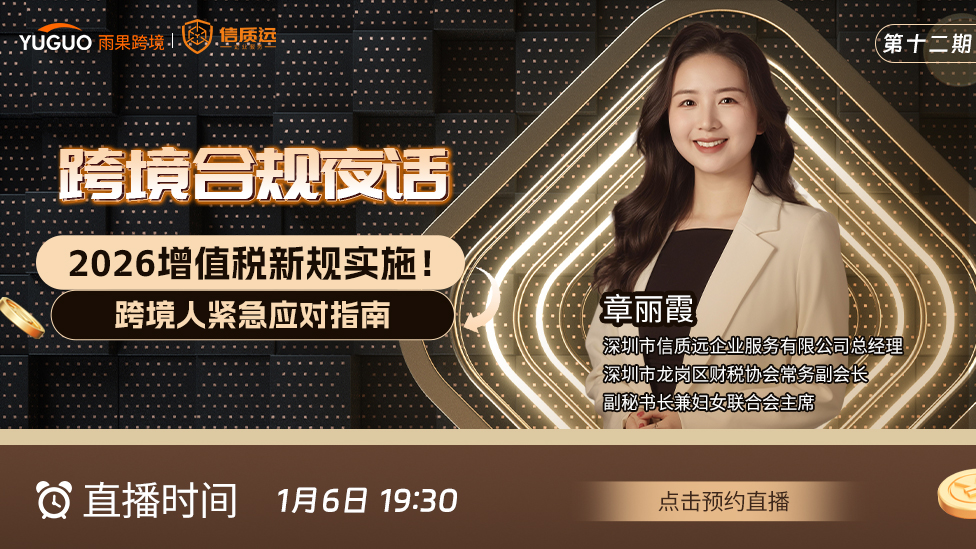 2026增值税新规实施！跨境人紧急应对指南（第十二期）