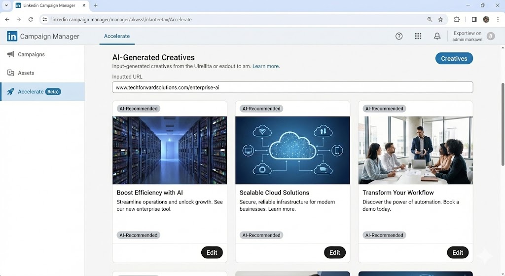 LinkedIn Accelerate是什么？外贸B2B企业必须了解的AI广告加速方案