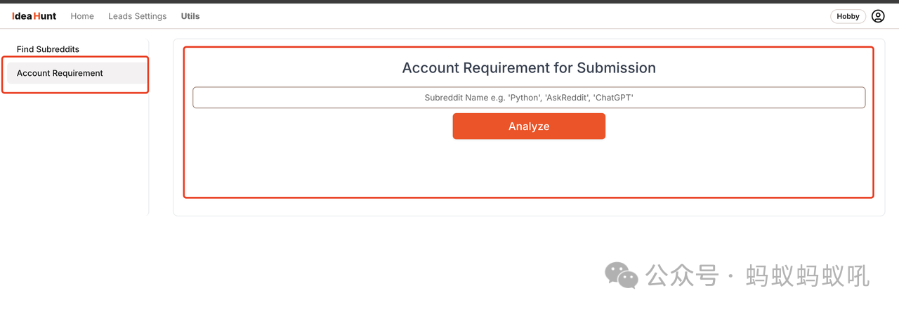 Idea-Hunt使用教程:如何查询任意Subreddit发帖权限?