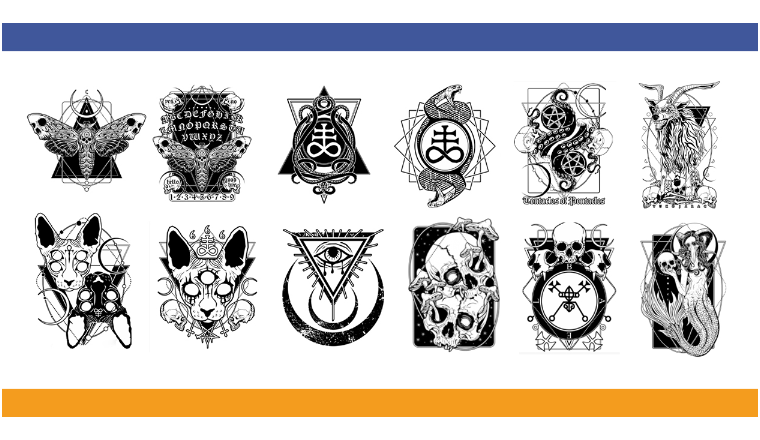 这些插画勿卖！暗黑系风格版权作品TRO！