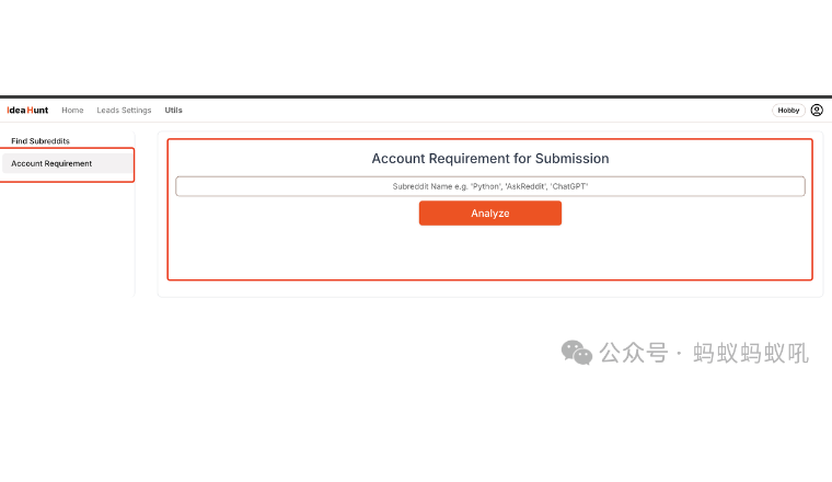 Idea-Hunt使用教程：如何查询任意Subreddit发帖权限？