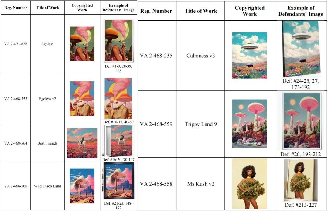 Keith代理人物，动物，花卉版权画齐全，26-cv-432和26-cv-435和26-cv-429