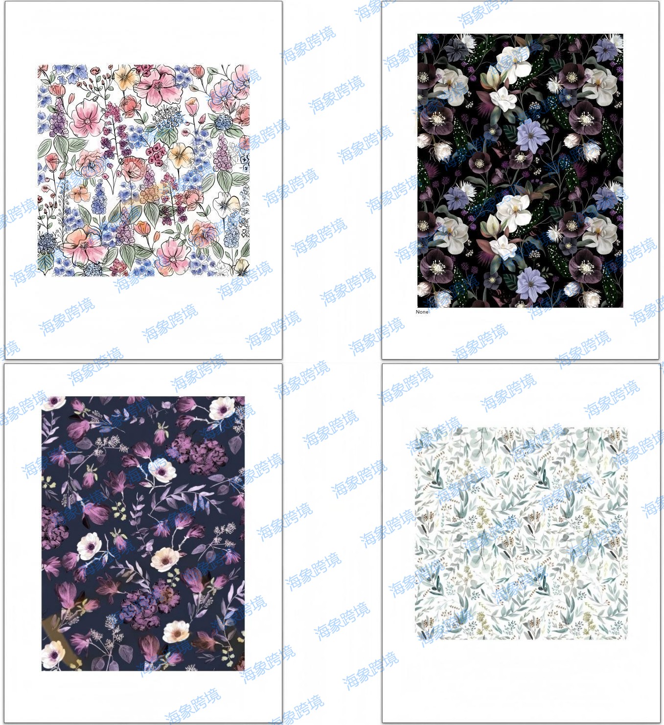 Keith代理植物插画26-cv-573和国人起诉服装版权26-cv-1066和26-cv-1242女士蕾丝上衣