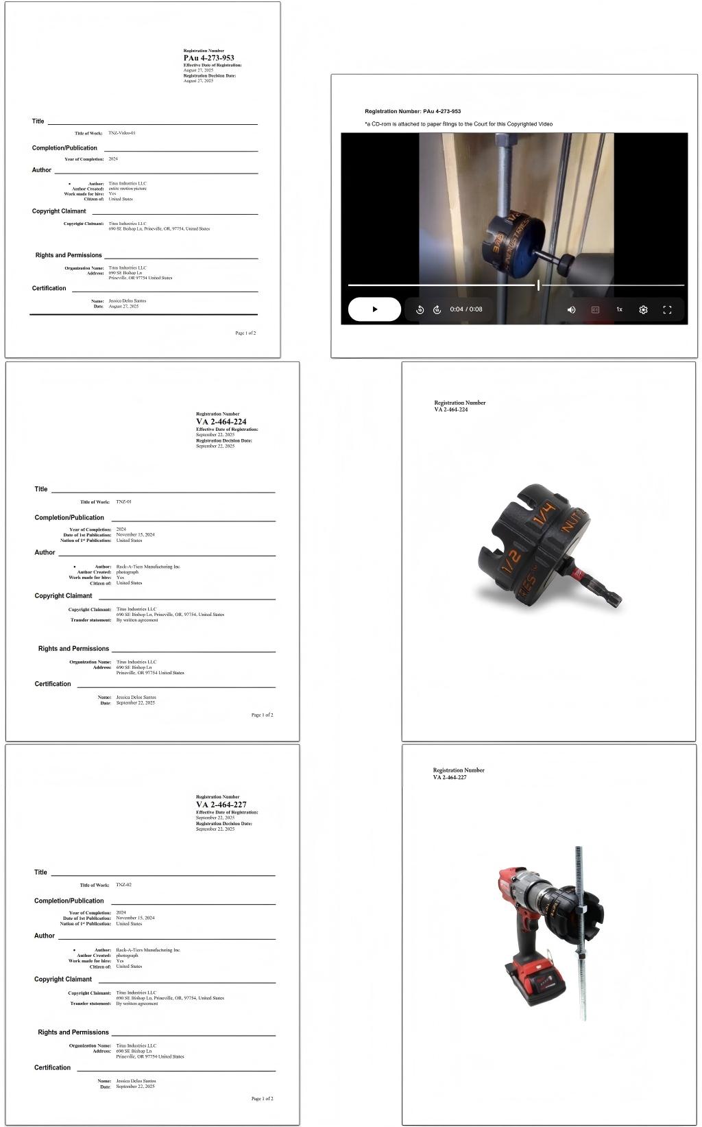 版权画起诉一大片，你中招了吗？26-cv-3822玛瑙图表海报和26-cv-61螺母旋紧钻头和26-cv-156手账模板尺