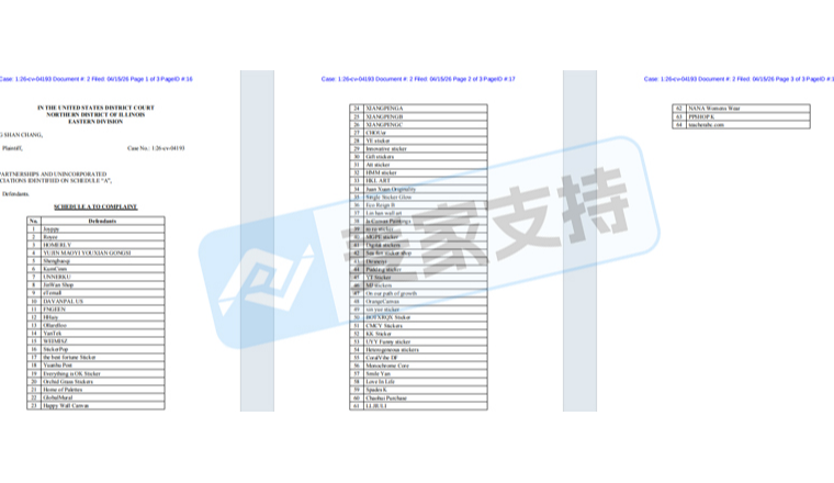 26-cv-04193，keith新案来袭，64店陷绿植盆栽与太空插画维权危机！