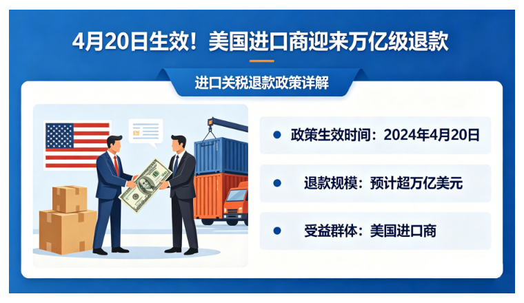 4 月 20 日生效！美国进口商迎来万亿级退款