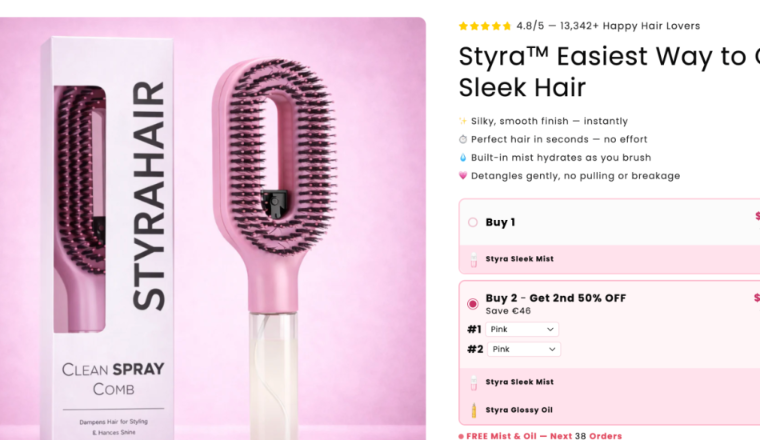 大人/小孩/宠物都爱用的顺毛神器！会喷水的梳子在TikTok上热卖