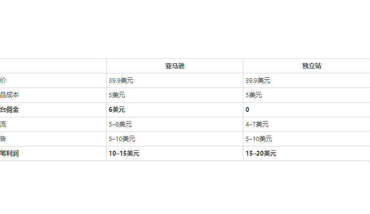 同一件商品，独立站利润是亚马逊的2倍？跨境电商的利润真相