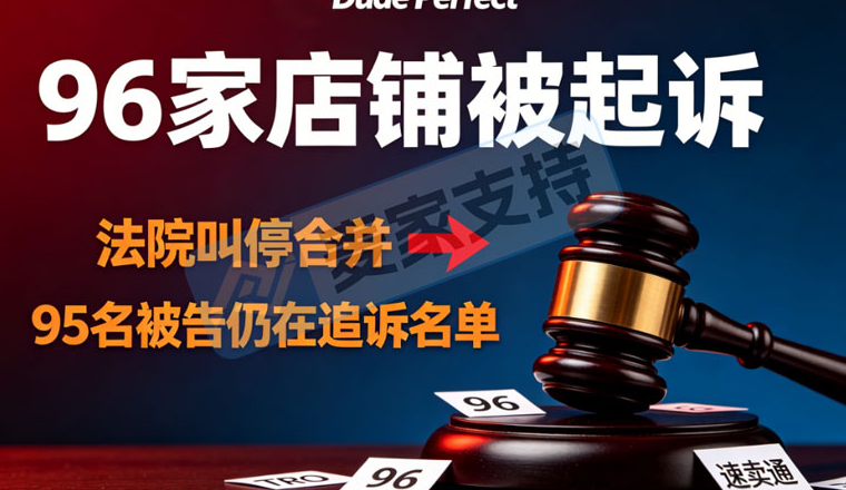 Dude Perfect匿名起诉96店侵权被法院叫停合并！涉案卖家是否已经安全？
