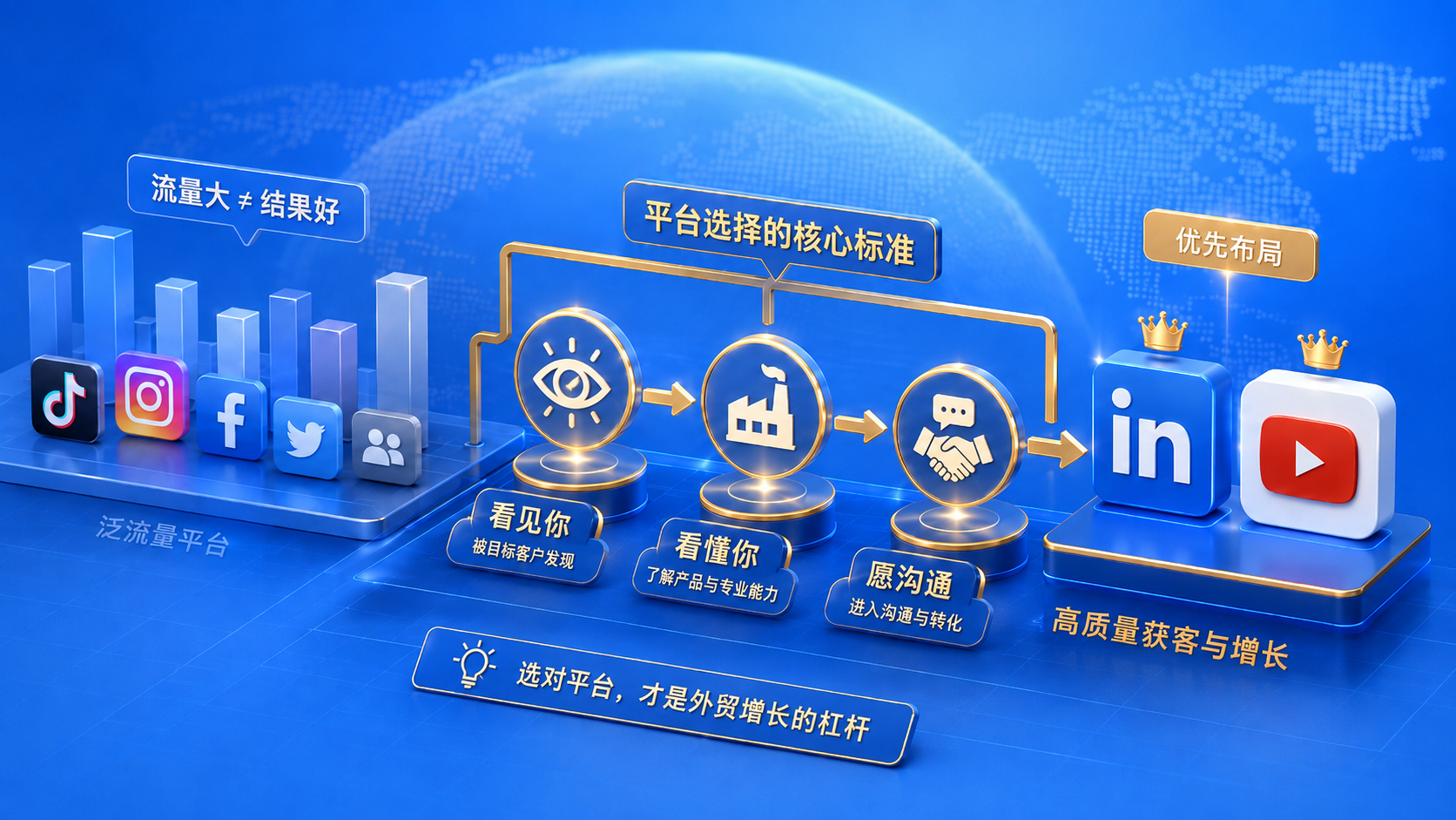 LinkedIn和YouTube为什么是外贸企业最值得布局的两个平台