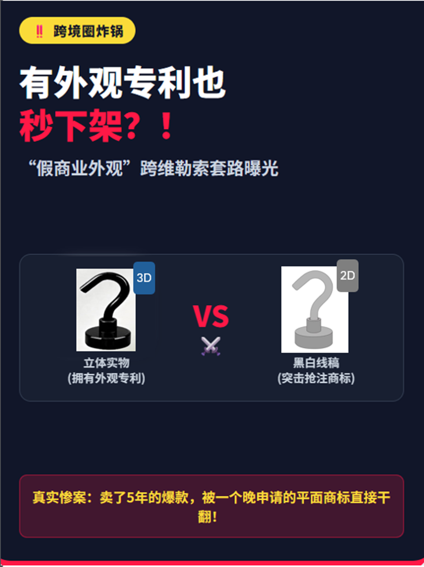 贴图-有外观专利也秒下架？只因主图被抢注为美标