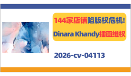 完整被告名单已出！Dinara Khandy水彩插画维权！