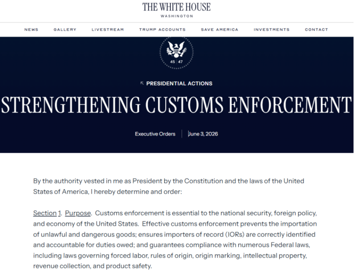 出口美国门槛再提高！《加强海关执法》行政令已签署，本周货该怎么发？