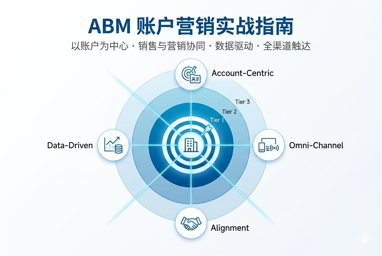 B2B营销新范式：如何构建以账户为中心的ABM战略，实现高质量增长