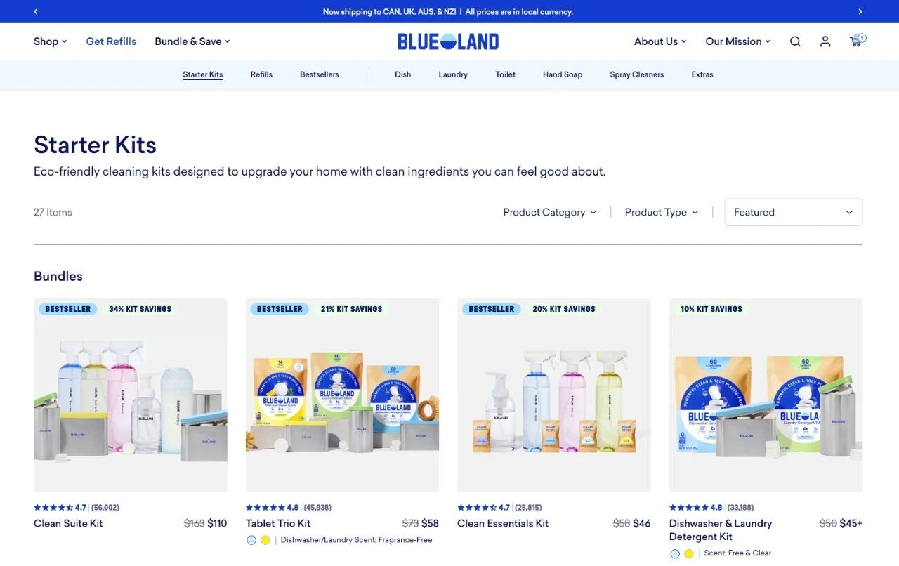独立站优秀案例分析：一瓶洗洁精卖了100万次，Blueland靠的不是环保