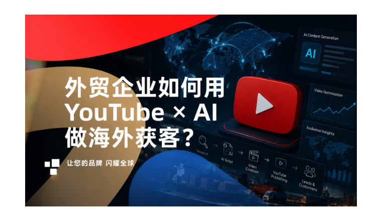 外贸企业如何用 YouTube×AI 做海外获客？