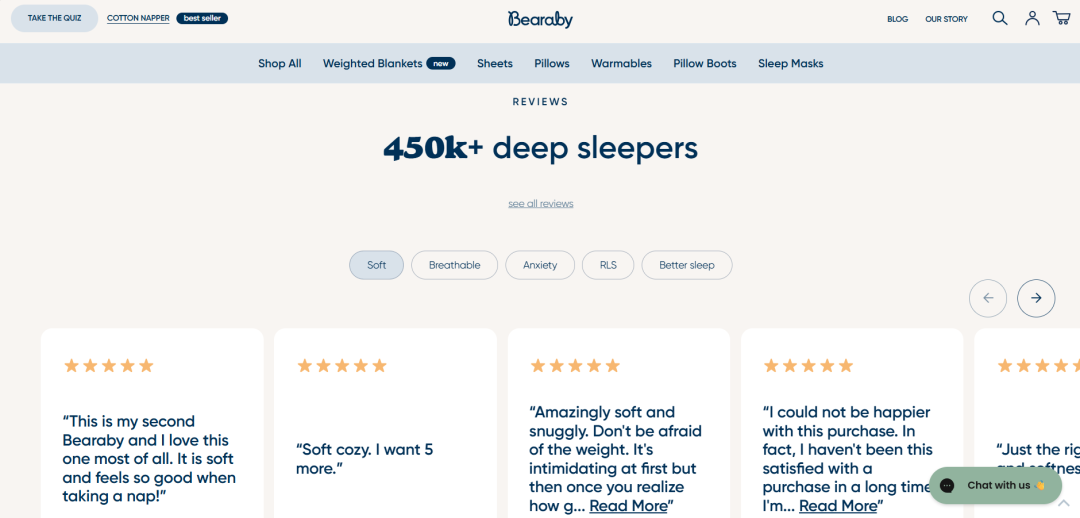 独立站优秀案例分析：睡眠产品最难卖的是效果，Bearaby怎么解决用户不信任？