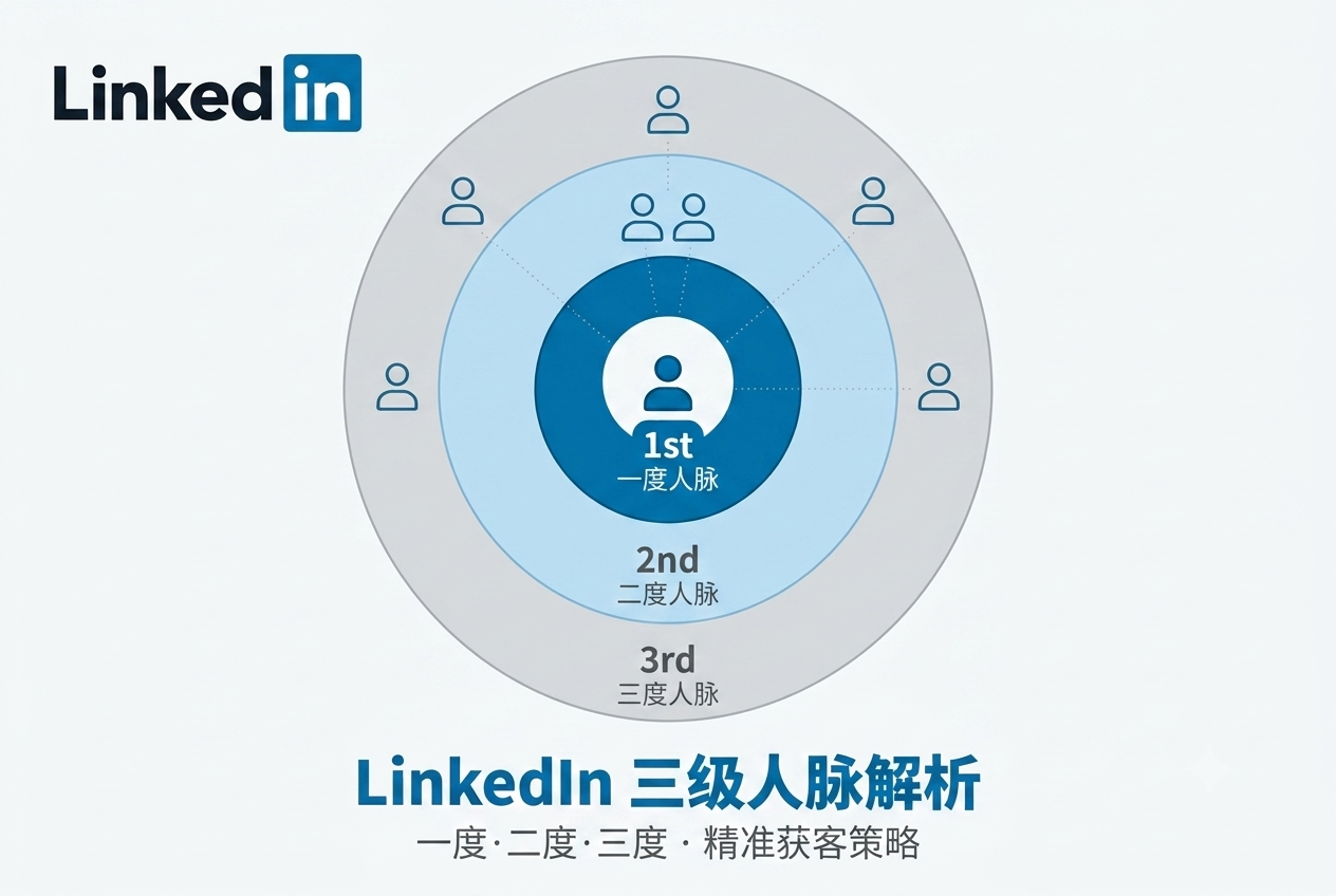 加人被封、私信不回？一文吃透LinkedIn一二三级人脉的“正确打开方式”