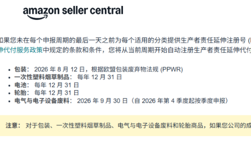 亚马逊西班牙站WEEE强制合规，9月30日前必须上传注册号！