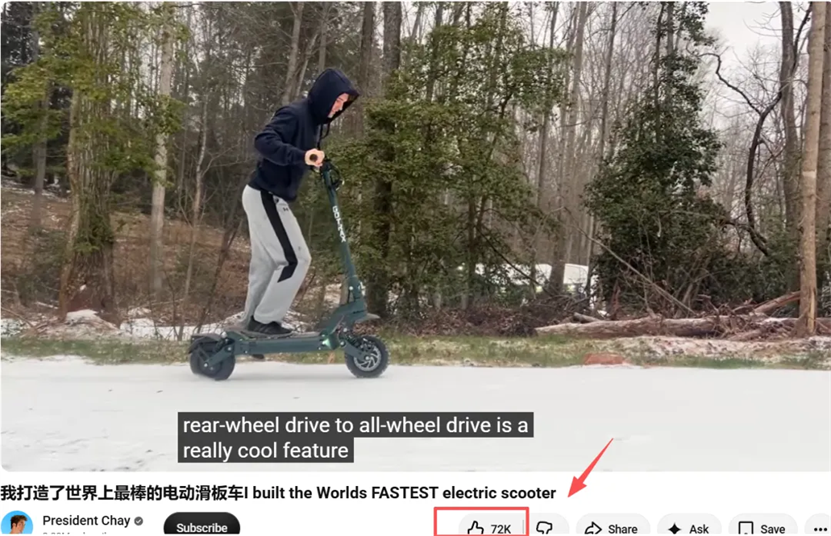 三大知名E-bike品牌合作海外网红盘点