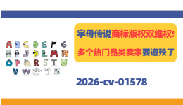 ALPHABET LORE卡通拟人字母商标版权双维权！多个热门品类卖家要遭殃了！