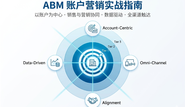 B2B营销新范式：如何构建以账户为中心的ABM战略，实现高质量增长