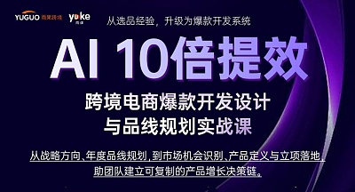 【AI10倍提效】跨境电商爆款开发设计与品线规划实战课
