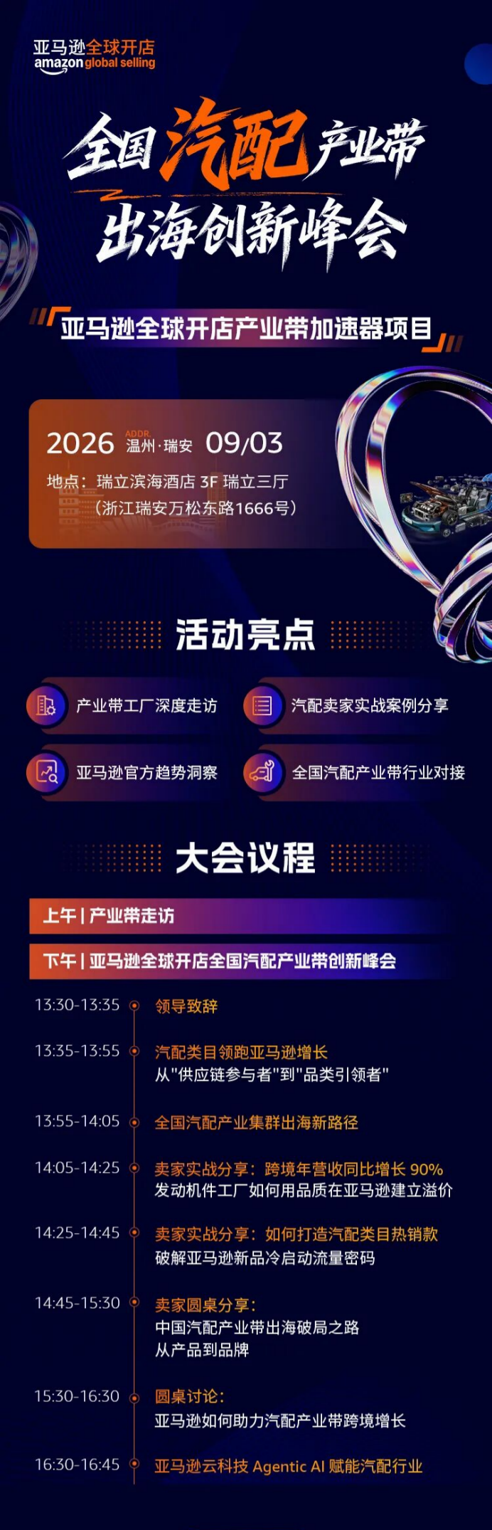 Q4备战线下场,亚马逊空降全国6城,获取旺季出海官方支持