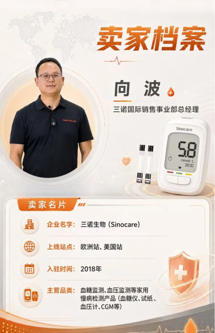 信任比速度更重要:三诺生物,国产血糖仪的亚马逊跨境远征