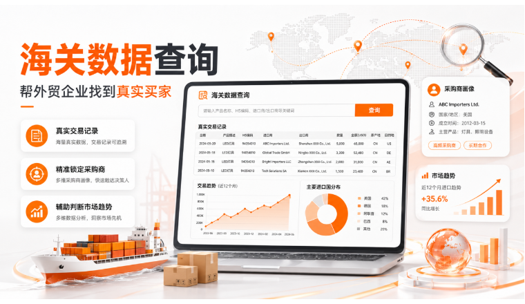 外贸获客怎么做？用海关数据查询工具精准锁定真实买家